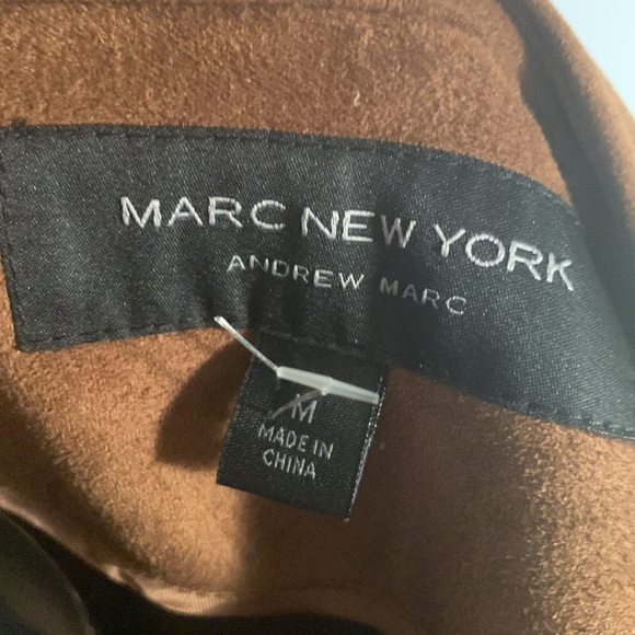 Marc New York 3/4 Length Faux Suede Coat - Picture 5 of 6